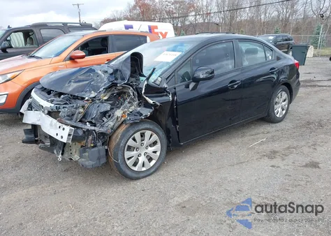 2012 Honda Civic Lx from USA, damaged, VIN 19XFB2F53CE366467